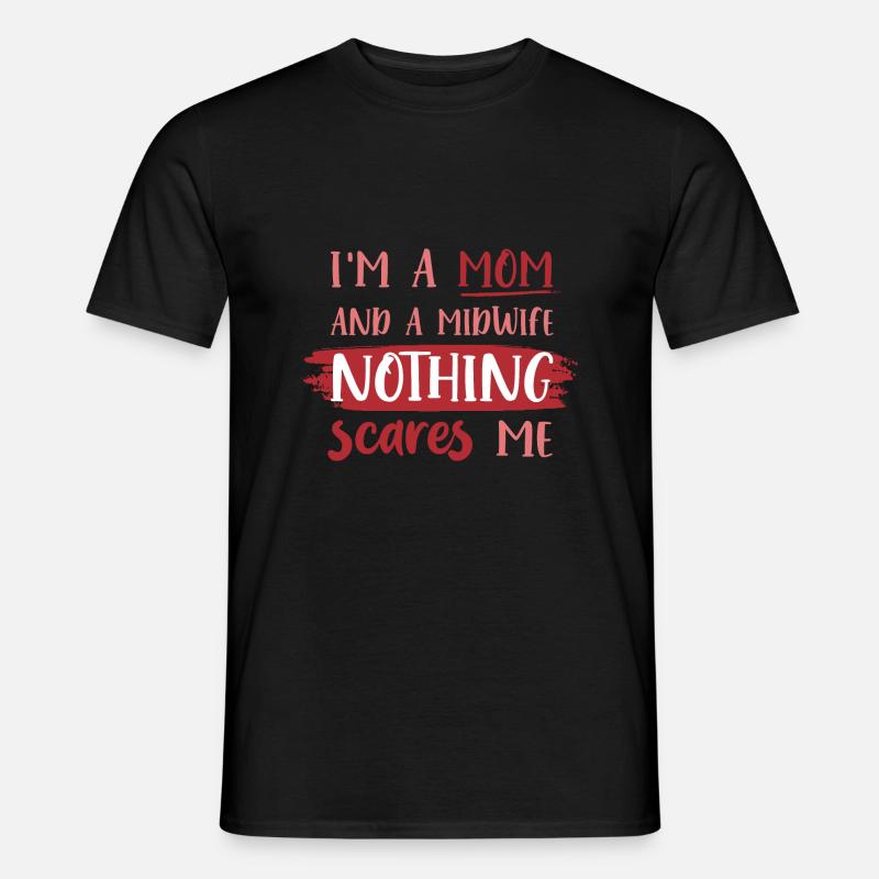 Hebamme - Männer T-Shirt - Schwarz