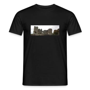 Manorhamilton Castle, County Leitrim, Ireland. - Men's T-Shirt - black - Front - AI Model Male 178 light (178cm)