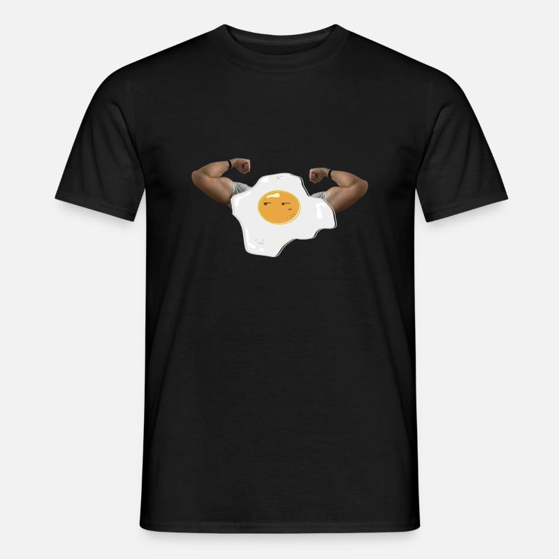 EGG MOGG - Männer T-Shirt - Schwarz
