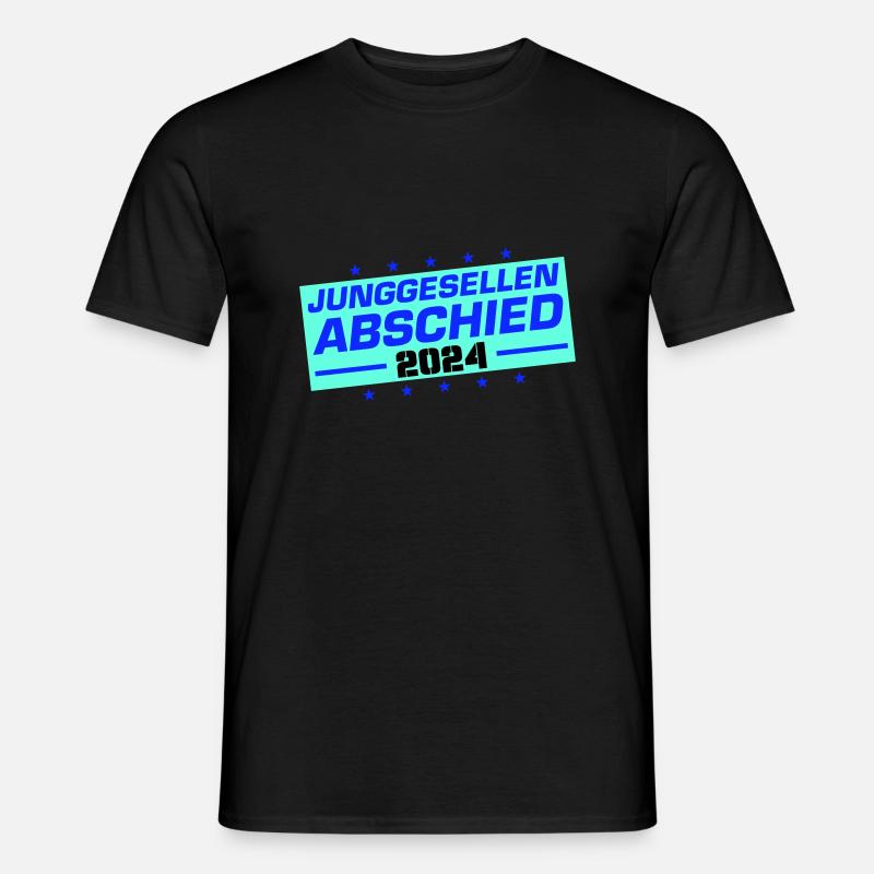 Junggesellen Abschied 2024 - Männer T-Shirt - Schwarz