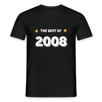 Das Beste aus 2008 - Männer T-Shirt - Schwarz - Vorne - AI Model Male 178 light (178cm)