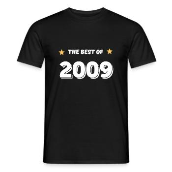 Das Beste aus 2009 - Männer T-Shirt - Schwarz - Vorne - AI Model Male 178 light (178cm)