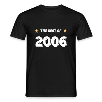 Das Beste aus 2006 - Männer T-Shirt - Schwarz - Vorne - AI Model Male 178 light (178cm)