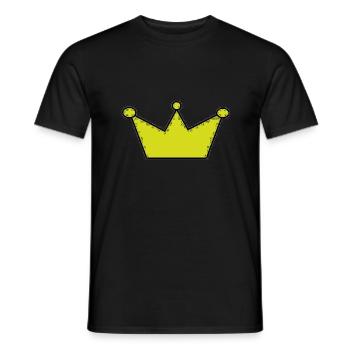 couronne - T-shirt homme - noir - Devant - AI Model Male 178 light (178cm)