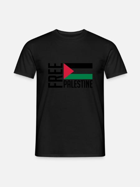 free_palestine_pa3 - Männer T-Shirt - Schwarz