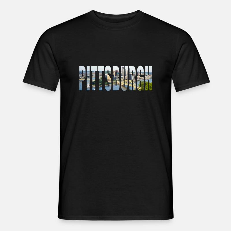pittsburgh - Männer T-Shirt - Schwarz