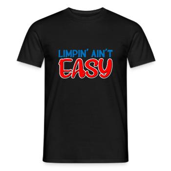 Limpin' Ain't Easy 22 - Men's T-Shirt - black - Front - AI Model Male 178 light (178cm)