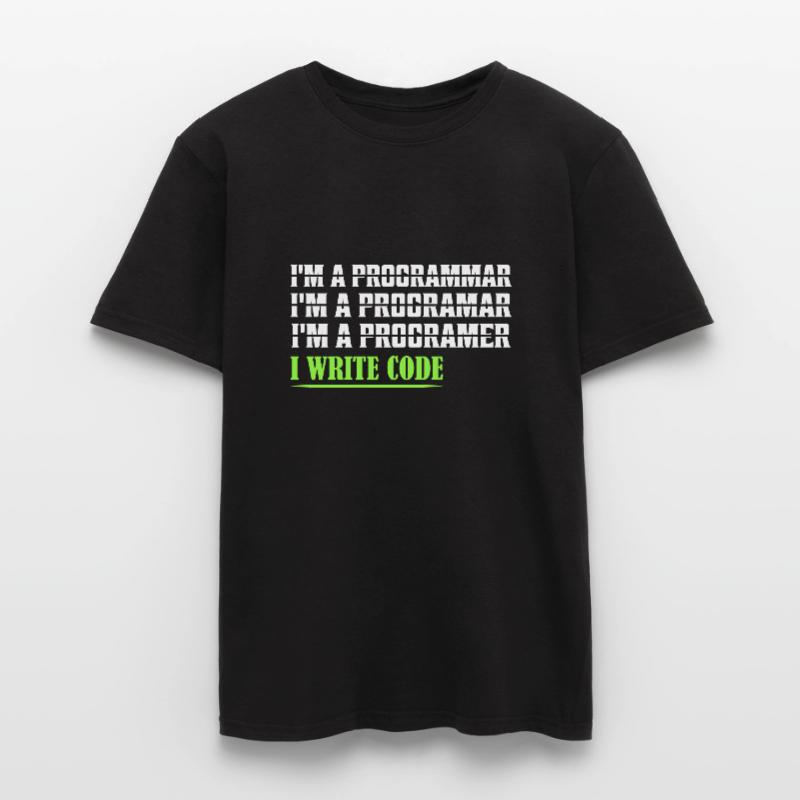 I'm A Programmar ........ I Write Code Coding Soft Männer T-Shirt