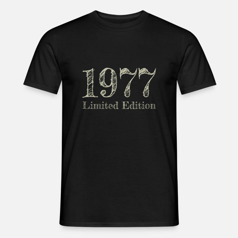 1977 - Männer T-Shirt - Schwarz