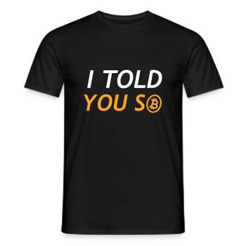 Bitcoin Trading Crypto Stocks - T-shirt homme - noir - Devant - AI Model Male 178 light (178cm)