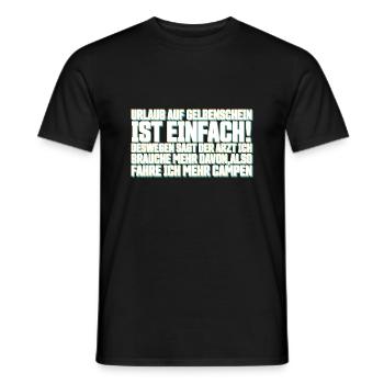 Lustiger Spruch - Männer T-Shirt - Schwarz - Vorne - AI Model Male 178 light (178cm)