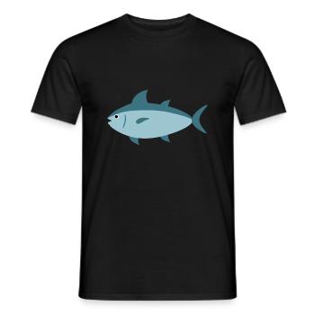 Thon - T-shirt homme - noir - Devant - AI Model Male 178 light (178cm)