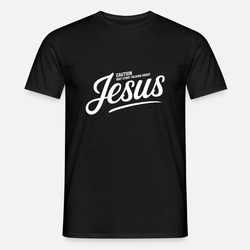 Ein starkes Glaubensstatement - Männer T-Shirt - Schwarz