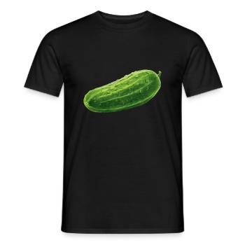 Concombre - T-shirt homme - noir - Devant - AI Model Male 178 light (178cm)
