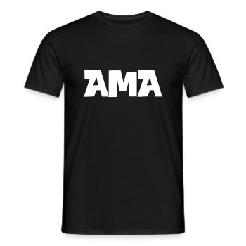 AMA - ASK ME ANYTHING - Men's T-Shirt - black - Front - AI Model Male 178 light (178cm)