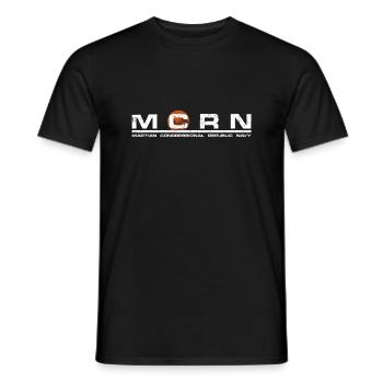 MCRN - Martian congressional republic navy - Men's T-Shirt - black - Front - AI Model Male 178 light (178cm)