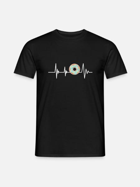 Lifeline and Donut - Men's T-Shirt - black
