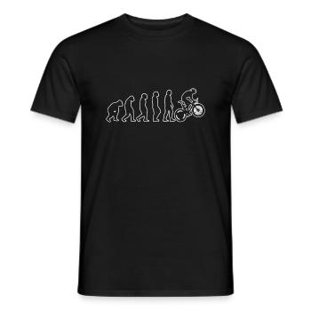 Fahrrad Radfahrer Fahrradfahrer Radeln Radfahren - Männer T-Shirt - Schwarz - Vorne - AI Model Male 178 light (178cm)