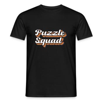 Lustiges Hobby-Puzzle Puzzle von Puzzle - Männer T-Shirt - Schwarz - Vorne - AI Model Male 178 light (178cm)