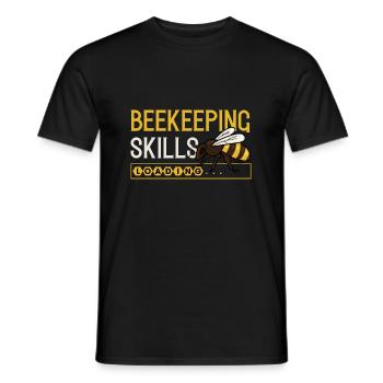 Compétences apicoles Ironic Beekeeper Honey - T-shirt homme - noir - Devant - AI Model Male 178 light (178cm)
