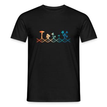 Le champignon est dans mon ADN - T-shirt homme - noir - Devant - AI Model Male 178 light (178cm)