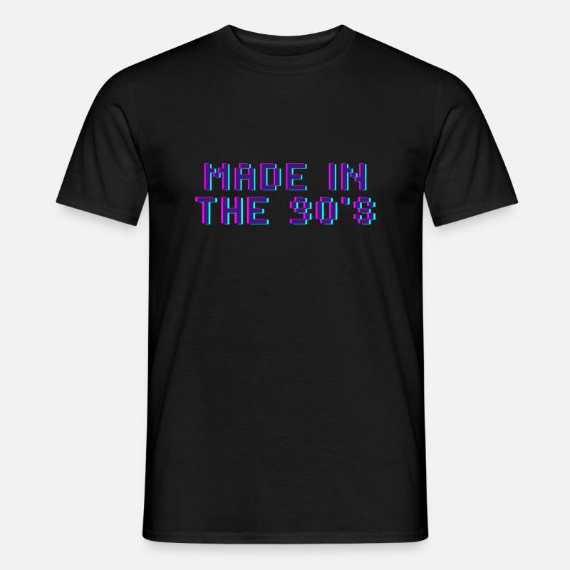 Made in the 90's - Männer T-Shirt - Schwarz