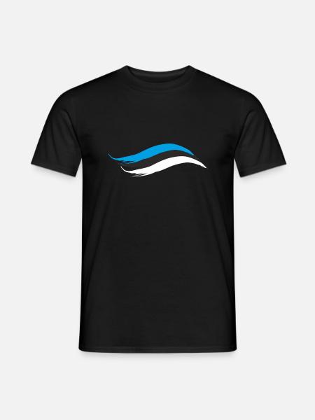 DRAPEAU NATIONAL DES ESTLANDS - T-shirt homme - noir