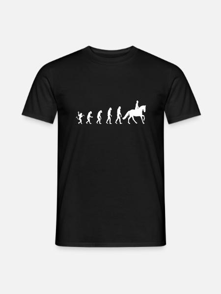 Cheval d’évolution équestre - T-shirt homme - noir