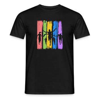 Fin des jeux d'été d'athlétisme - T-shirt homme - noir - Devant - AI Model Male 178 light (178cm)