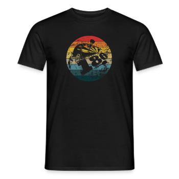 Darts Darts Darts Player Bullseye Dartboard - Men's T-Shirt - black - Front - AI Model Male 178 light (178cm)
