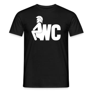 Toilette - T-shirt homme - noir - Devant - AI Model Male 178 light (178cm)