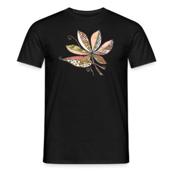 Liste - Männer T-Shirt - Schwarz - Vorne - AI Model Male 178 light (178cm)