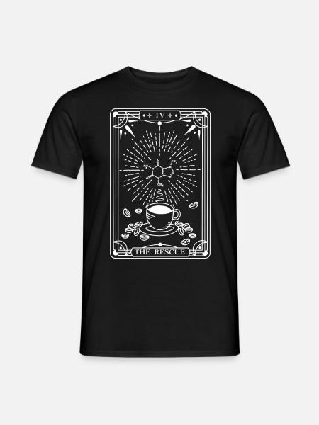 The Rescue (white) - Men's T-Shirt - black