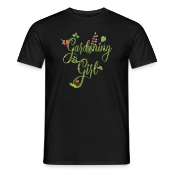 Garten Motiv Gärtner & Gärtnerin Spruch - Männer T-Shirt - Schwarz - Vorne - AI Model Male 178 light (178cm)