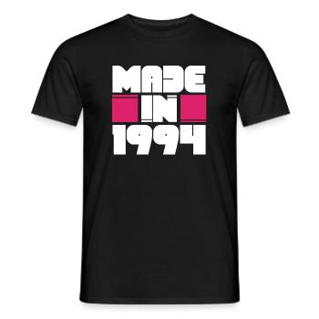 Fabriqué en 1994 Awesome Retro Birthday Vintage Born - T-shirt homme - noir - Devant - AI Model Male 178 light (178cm)