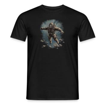 Plongeur - T-shirt homme - noir - Devant - AI Model Male 178 light (178cm)