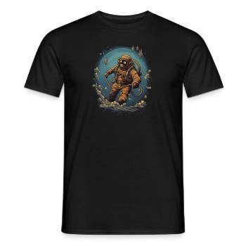 Plongeur - T-shirt homme - noir - Devant - AI Model Male 178 light (178cm)