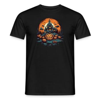 Halloween - Männer T-Shirt - Schwarz - Vorne - AI Model Male 178 light (178cm)