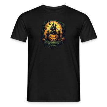 Halloween - Männer T-Shirt - Schwarz - Vorne - AI Model Male 178 light (178cm)