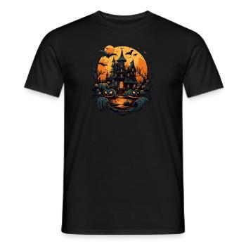 Halloween - Männer T-Shirt - Schwarz - Vorne - AI Model Male 178 light (178cm)
