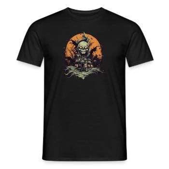 Halloween - Männer T-Shirt - Schwarz - Vorne - AI Model Male 178 light (178cm)