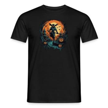 Halloween - Männer T-Shirt - Schwarz - Vorne - AI Model Male 178 light (178cm)
