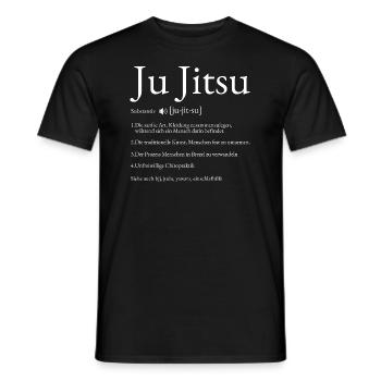 Jujutsu Wörterbuch Eklärung Humor - Männer T-Shirt - Schwarz - Vorne - AI Model Male 178 light (178cm)