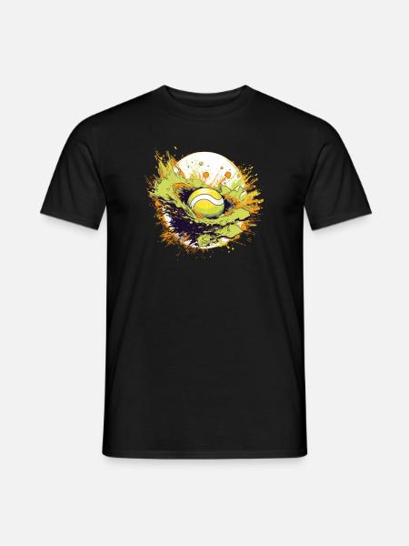 Tennis ball - Men's T-Shirt - black