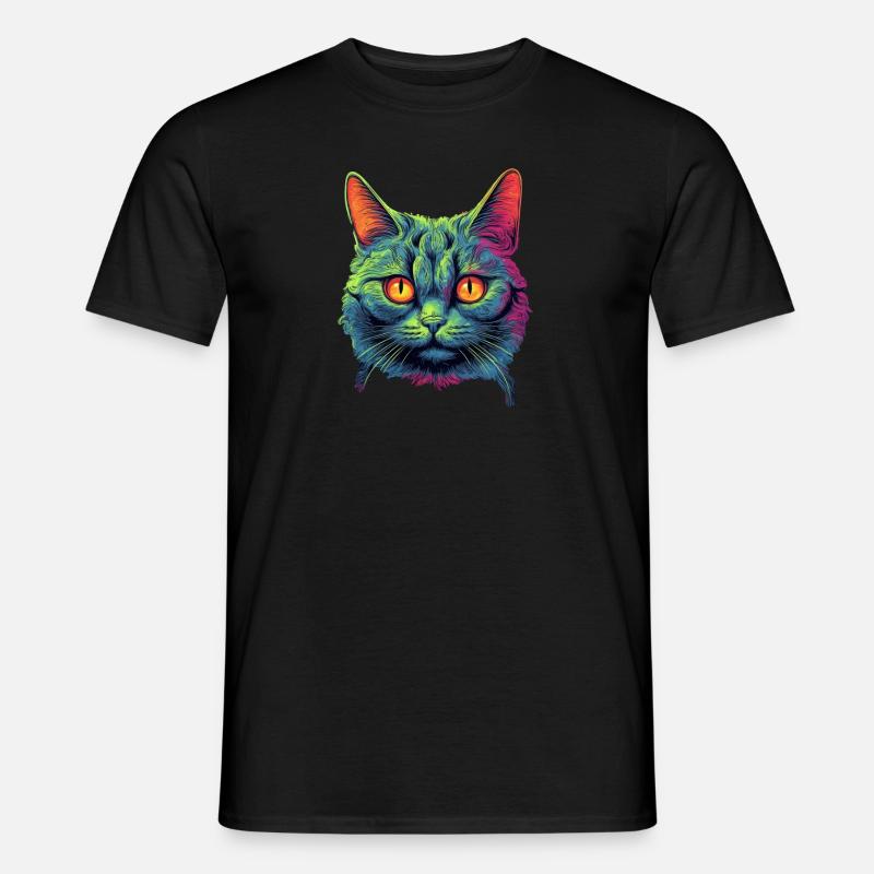 Cat - Men's T-Shirt - black