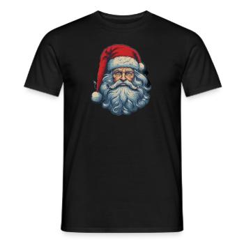 Père Noël - T-shirt homme - noir - Devant - AI Model Male 178 light (178cm)