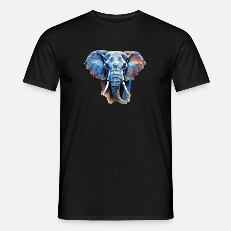 Elephant - Men’s T-shirt - black
