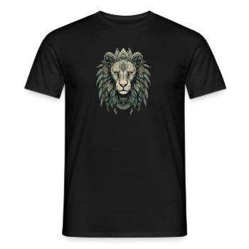 Lion - T-shirt homme - noir - Devant - AI Model Male 178 light (178cm)