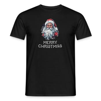 Weihnachtsmann - Marry Christmas - Männer T-Shirt - Schwarz - Vorne - AI Model Male 178 light (178cm)