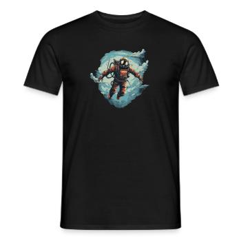 Diver - Men's T-Shirt - black - Front - AI Model Male 178 light (178cm)